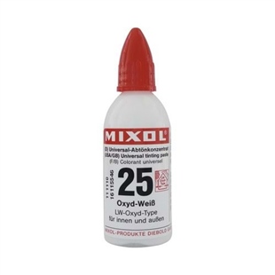 Mixol Renk Tüpü Beyaz No:25 (20ml)